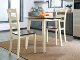 Hoover Furniture Outlet - Ashley Furniture - Woodanville Dining Drop Leaf Table - Round DRM Drop Leaf Table - D335-15